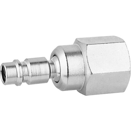 Compressed air swivel plug NW 7.2 internal thread Standard 1