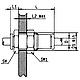 Bulkhead screw connection Rectupush