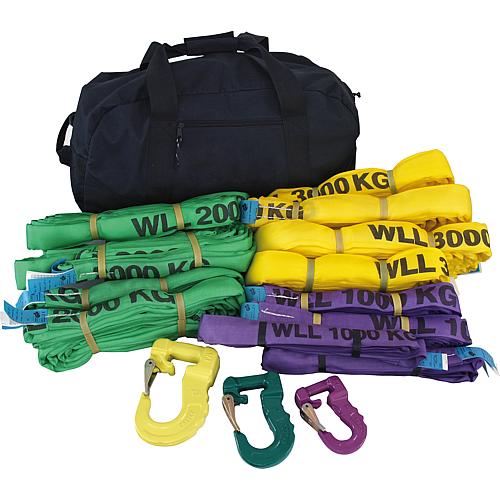 Round sling set 16-piece