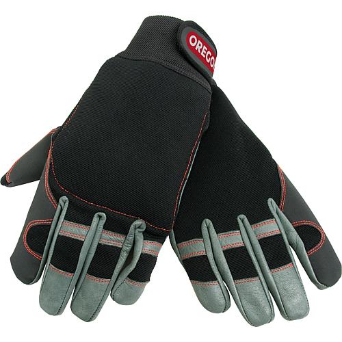 Gants de protection anti-coupure OREGON, taille M, avec protection de la main gauche