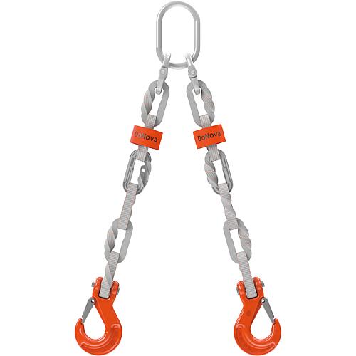 Textile sling chain 2 strand, 7000 kg, length 2m