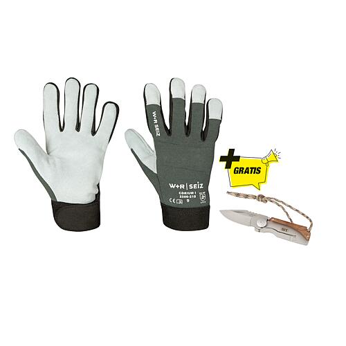 Paquet de gants CORIUM avec couteau de poche gratuit WS Standard 1