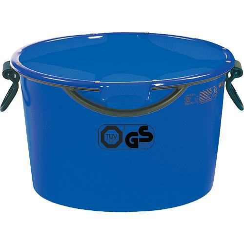 Mortar bucket 90 litres blue, craneable, T_V PU = 2 units