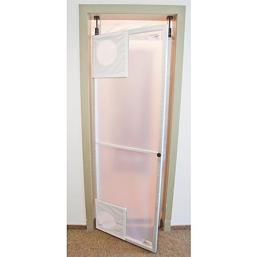 Dust protection swing door up to 2750mm room height, left or right attachment