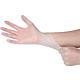 Gants Vynil blancs poudre "classic" taille M / emballage 100 pcs