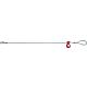 Stop rope with loop + sliding hook, D: 12mm, 1.2 t load capacity, 4 m