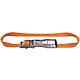 Lashing strap, one-piece DIN EN12195-2, orange lever, strap 50mm, length 10m