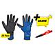 Assembly gloves packet with free drill hole marker
