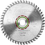 Circular saw blade for laminate flooring and solid surface materials