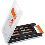 Core drill set with 3/4 in Weldon and TiAlSiN coating, 8-piece