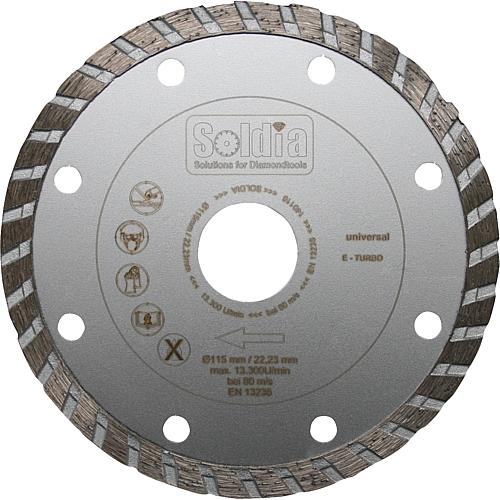 Diamond cutting disc E-TURBO