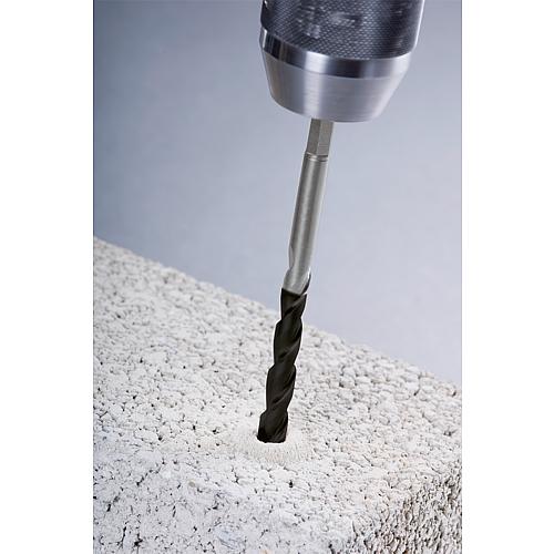 Concrete and steel drill Professional Concrete, hexagonal shank drill Anwendung 1