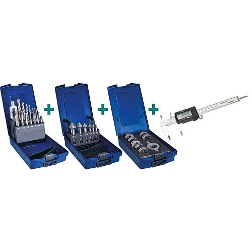 Tap-cutter-countersink set, 23-piece Standard 1