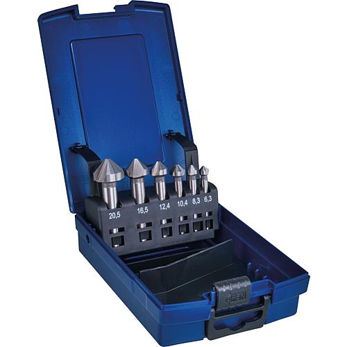 Countersink tap cutter drill set, 18-piece