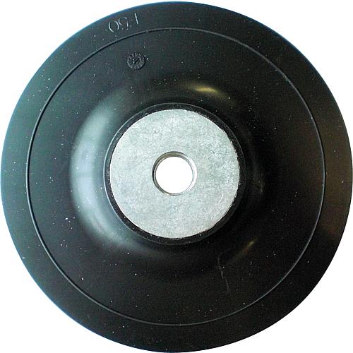 Support plate for fibre discs