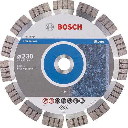 Diamond cutting disc Best for Stone for concrete, reinforced concrete, natural stone and masonry, dry cutting Standard 4