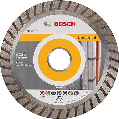 Diamanttrennscheibe BOSCH Universal Turbo Ø 125 x 22,23 x 2,0mm