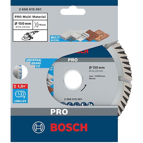 Diamond cutting disc BOSCH Standard for Universal Ø 150 x 22.23 x 2.4mm