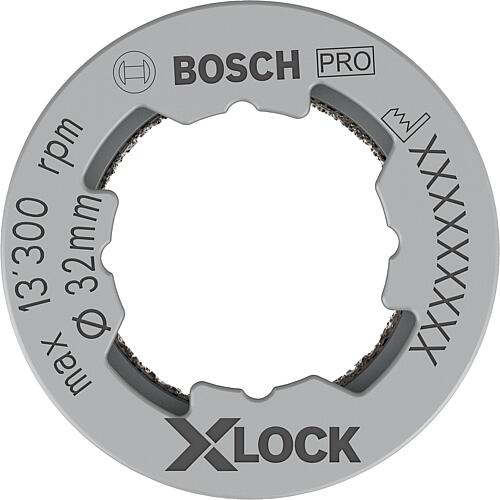 BOSCH® diamond dry drill bit with X - Lock holder Ø 32 mm