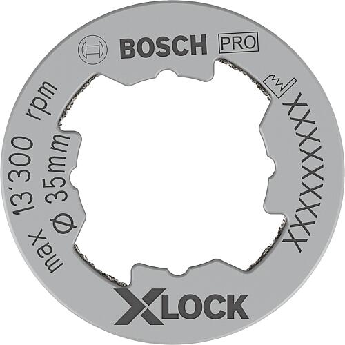 BOSCH® diamond dry drill bit with X - Lock holder Ø 35 mm