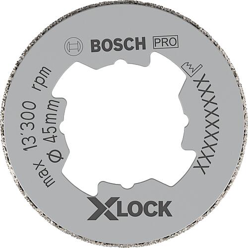 BOSCH® diamond dry drill bit with X - Lock holder Ø 45 mm