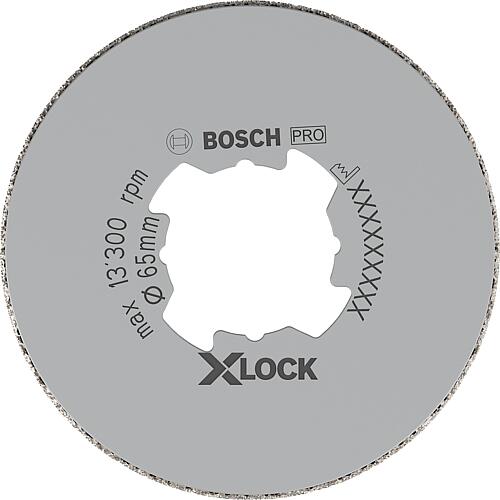 BOSCH® diamond dry drill bit with X - Lock holder Ø 65 mm