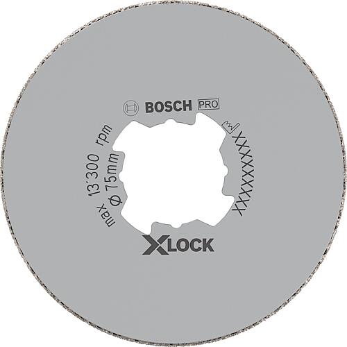 BOSCH® diamond dry drill bit with X - Lock holder Ø 75 mm