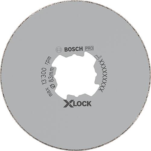 BOSCH® diamond dry drill bit with X - Lock holder Ø 83 mm