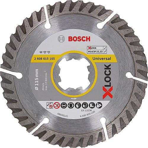 Diamond cutting disc BOSCH® Standard for concrete and masonry with X-Lock attachment Standard 1