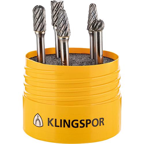 Milling cutter set Klingspor 5-piece special toothing