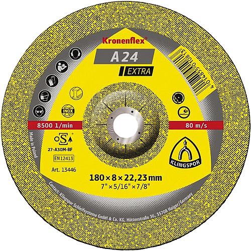 Schruppscheibe KLINGSPOR gekröpft 115x6,0x22,23mm