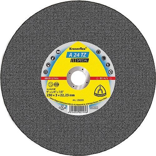 Disques à tronçonner Kronenflex® A 24 TZ SPECIAL, Contre-coudé Standard 1