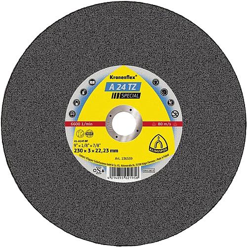 Cutting discs Kronenflex® A 24 TZ SPECIAL, straight Standard 1