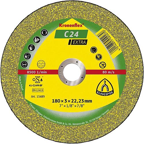 Cutting discs C 24 EXTRA, cranked Standard 1