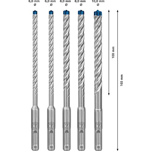 Hammer drill set 7X Expert, 5-piece Anwendung 1