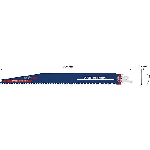 Sabre saw blades with universal shank S1256XHM for wood with metal, CARBIDE TECHNOLOGY Anwendung 1