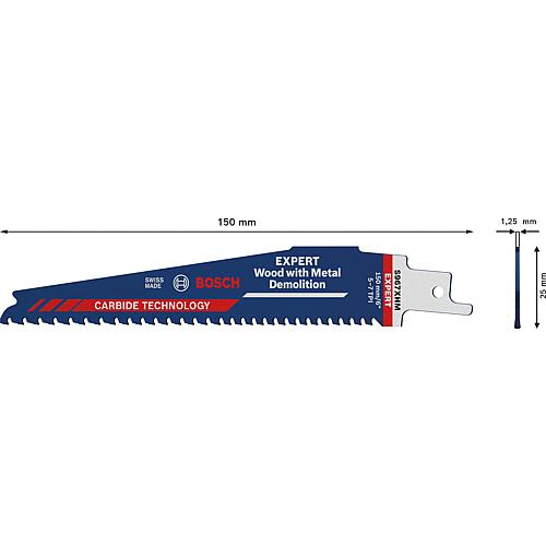 S967XHM sabre saw blades for wood with metal, CARBIDE TECHNOLOGY Anwendung 1