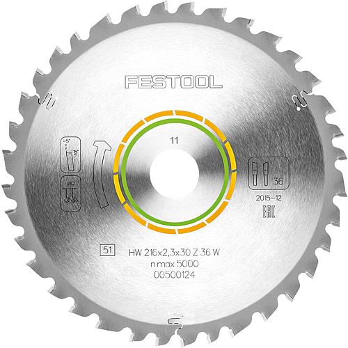 Circular saw blade for wood-based materials, building material boards, plasterboards, soft plastics Standard 2