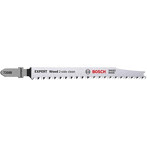 Sabre saw blade set BOSCH® EXPERT T308B Length 117 mm, for wood PU 5 units