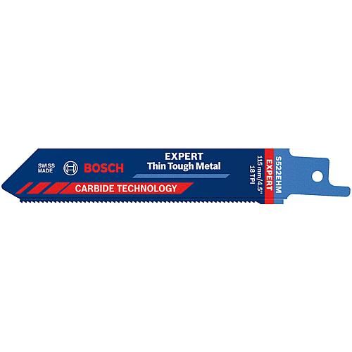 Sabre saw blades EXPERT S522EHM for stainless steel sheets, CARBIDE TECHNOLOGY Standard 1