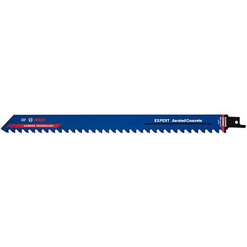 Lame de scie sabre BOSCH® EXPERT S1241HM longueur 300 mm, pour béton cellulaire, briques, conditionnement 10 pièces