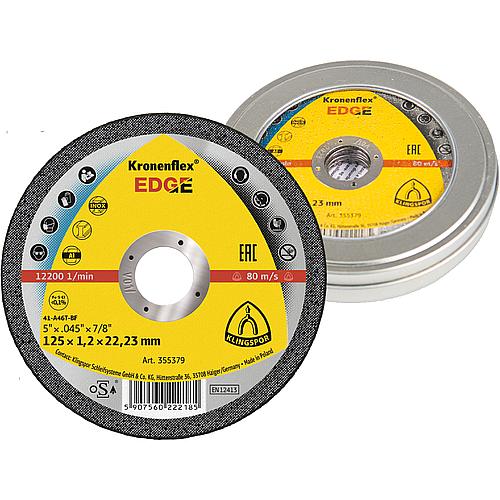 Disques à tronçonner Kronenflex® EDGE Special, droits pour acier inox, acier Standard 1