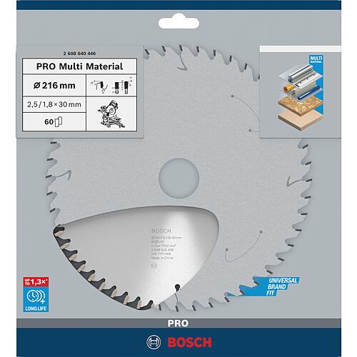 Circular saw blade for aluminium, aluminium composite boards, non-ferrous metals, plastic, HPL - high pressure laminate sheets