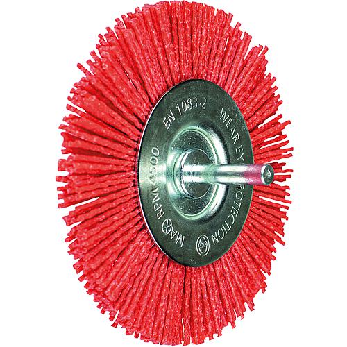 Brosse ronde synthétique non tressé, avec tige ø 6 mm Standard 1