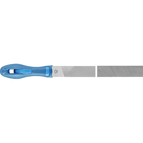 File flat blunt-ended Pferd, 200mm, double cut 1 / single cut 2