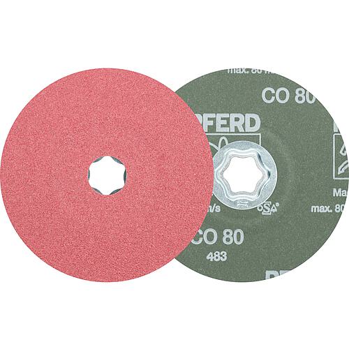 Fibre disc Pferd COMBICLICK, Ø 125 mm, grit CO80