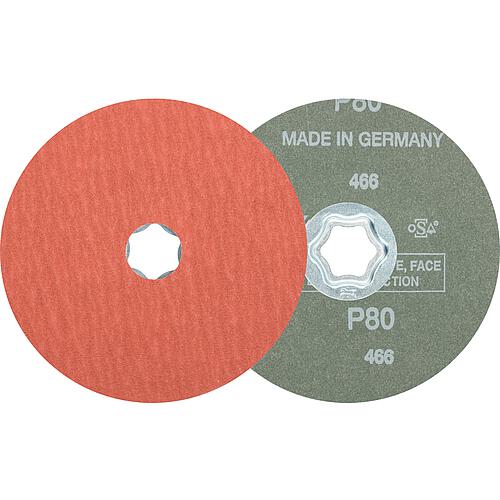 Fibre disc Pferd COMBICLICK, Ø 125 mm, grit A-COOL80