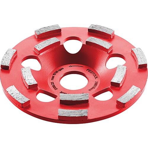 Diamond grinding disc DIA ABRASIVE, Ø 130 mm, for sandy materials, screed, fresh concrete, tile adhesive Standard 1