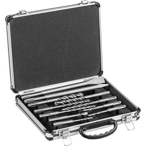 Hammer drill and chisel set, 11-piece Standard 1