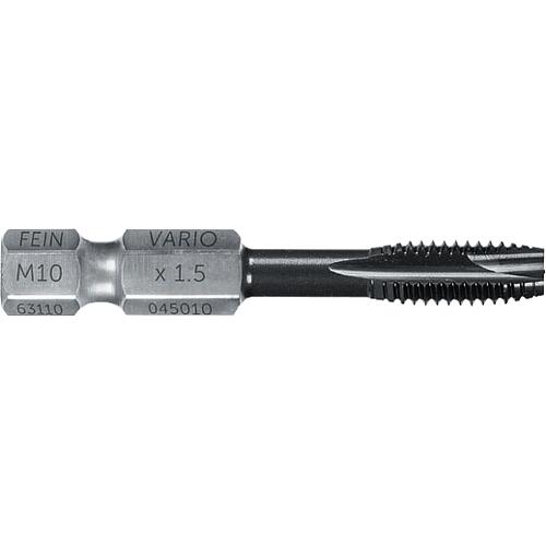 Taraud Fein, M10 x 1,5 mm, avec queue d'embout VARIO